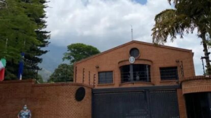 Fachada del Consulado General de Italia en Caracas, ubicado en la urbanización La Castellana.