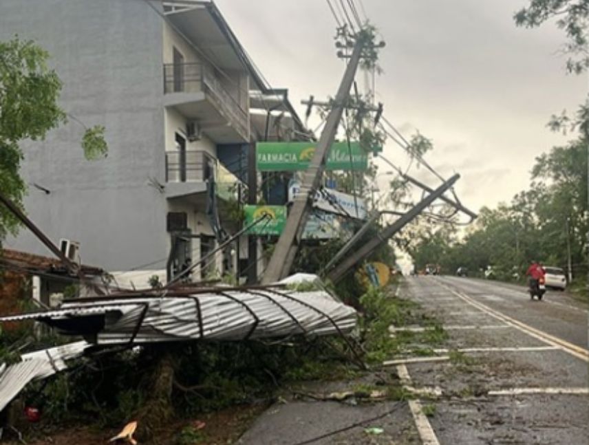Granizo y tormenta afectan a Asunción y ciudades cercanas en Paraguay