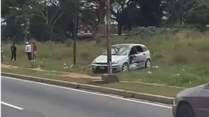 colisión entre dos vehículos