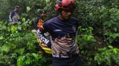hombre desaparecido en la montaña en Anzoátegui