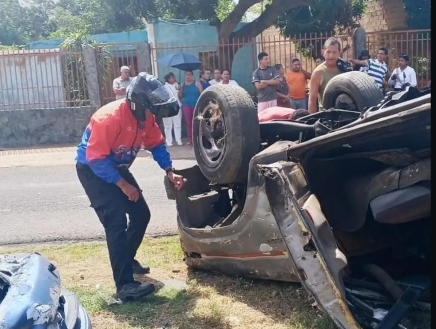 colisión en ciudad bolívar