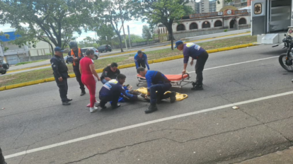 motorizado colisionó con gandola