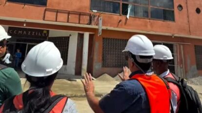 Comisión presidencial realiza revisión técnica al edificio Mazzilli en Tacarigua