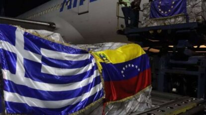 Llegan a Venezuela 15 toneladas de ayuda humanitaria de Grecia