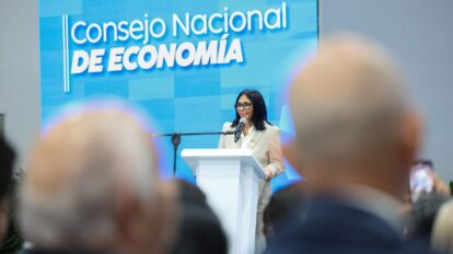 Delcy Rodríguez dirige sesión del Consejo Nacional de Economía