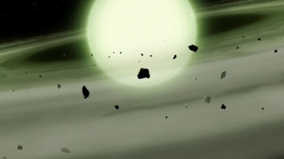 Identifican por primera vez una “estrella verde”