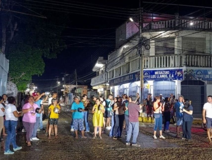 Persisten las protestas en ocho sectores de Aragua por los apagones