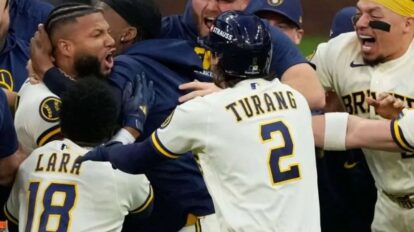 Chourio le dio el triunfo a Cerveceros en el último inning