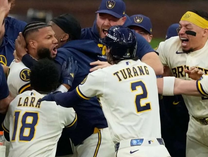 Chourio le dio el triunfo a Cerveceros en el último inning