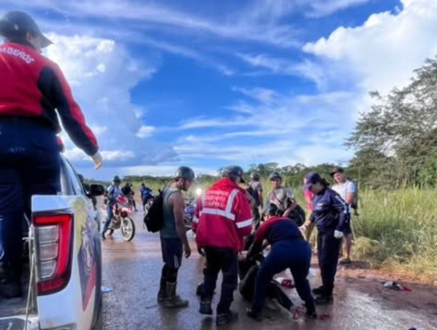 Tres heridos tras colisión en la Troncal 10 de Guasipati
