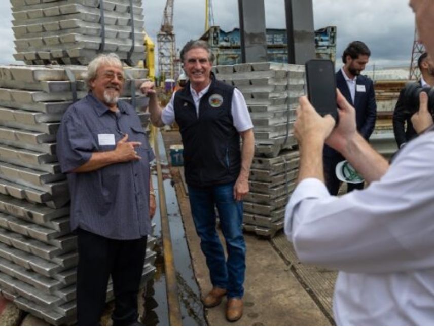 EEUU recibió primer cargamento de aluminio venezolano