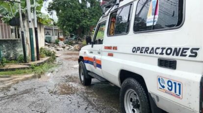 Lluvias causan desborde de la laguna Las Mayas en Aragua