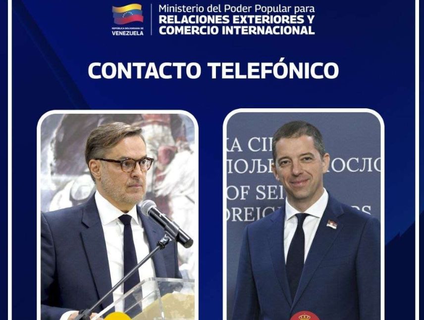 Cancilleres de Venezuela y Serbia consolidan cooperación
