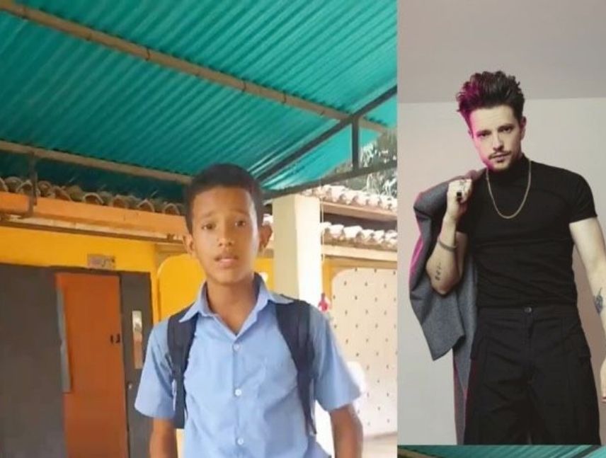 Adolescente se hace viral cantando "Ojos marrones" y Lasso lo elogia
