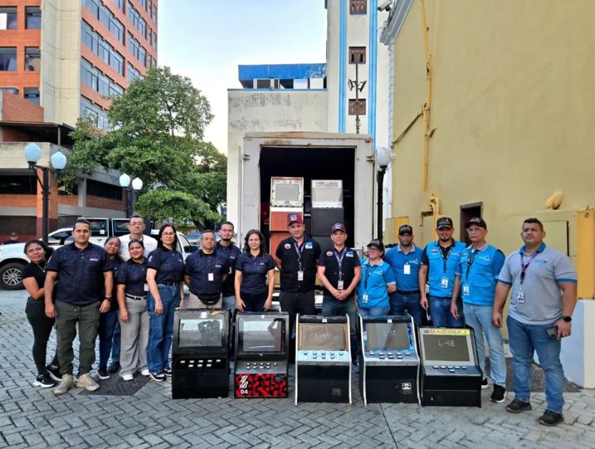 Incautan 28 máquinas ilegales de casino en Lara
