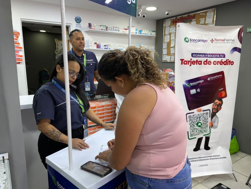Bancamiga y TecnoFarma lanzan tarjeta de crédito de circuito cerrado