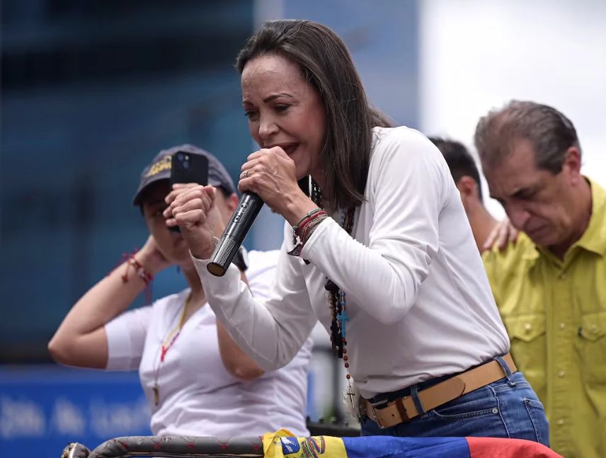 María Corina Machado convoca a protesta nacional este jueves
