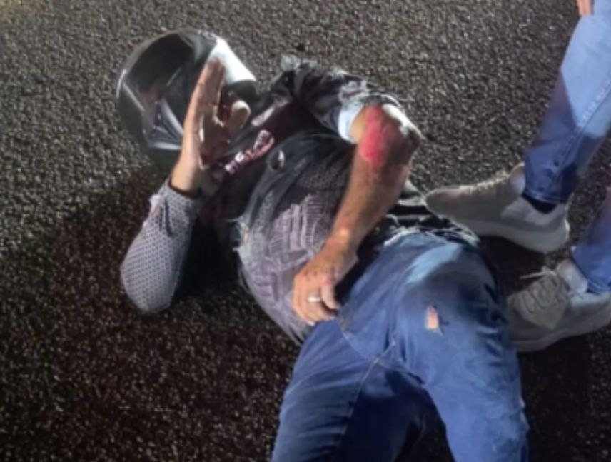 Herido motorizado tras colisión en la avenida Atlántico