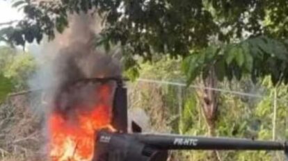 Interceptan y destruyen en Brasil helicóptero proveniente de Venezuela