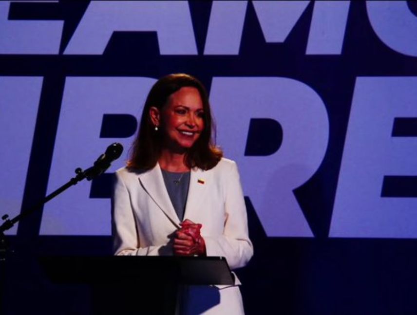 María Corina Machado promete "justicia" para Venezuela