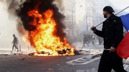 Medio millón de personas protestan en Francia