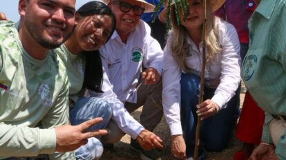 Reforestan Vereda del Lago de Maracaibo