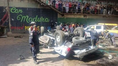 El accidente dejó lesionados.