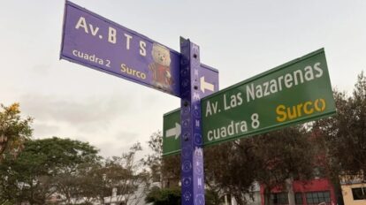 Lima rinde homenaje a BTS con una calle