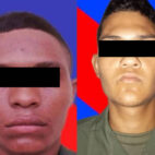 Los dos hombres huyeron con un fusil AK103.