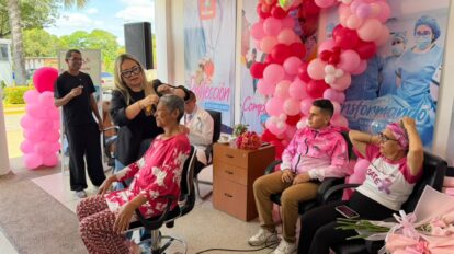 Jornada de concienciación sobre el cáncer de mama con pacientes oncológicos en el Hospital Ruiz y Páez, estado Bolívar.