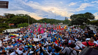 Siete personas detenidas en movilización de Vente Venezuela.