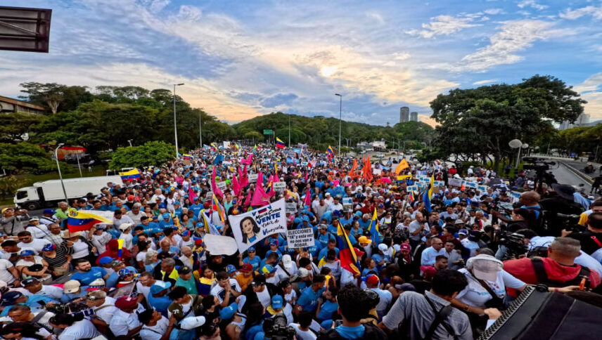 Siete personas detenidas en movilización de Vente Venezuela.