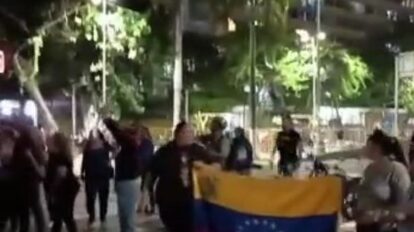 Afectados del doblete sísmico protestan en Caracas