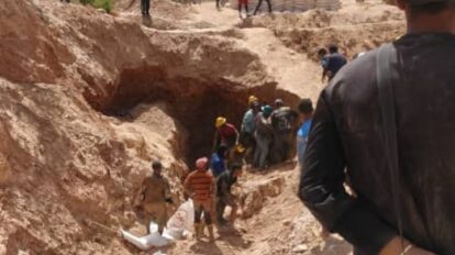 Mueren tapiados dos minero en la mina Audi