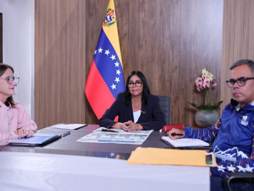 Delcy Rodríguez presenta balance de atención a afectados por el doblete sísmico