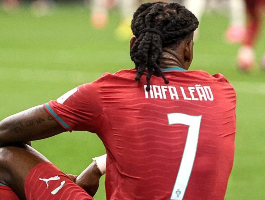 Leão toma el número 7 de Cristiano Ronaldo en Portugal
