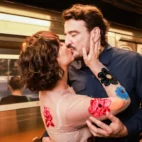 la actriz mostró fotos con su esposo.