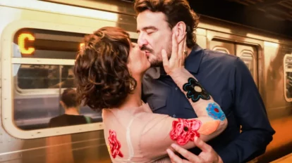 la actriz mostró fotos con su esposo.