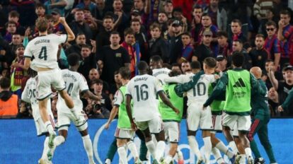 Real Madrid venció al Barcelona.