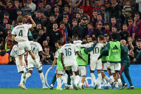 Real Madrid venció al Barcelona.